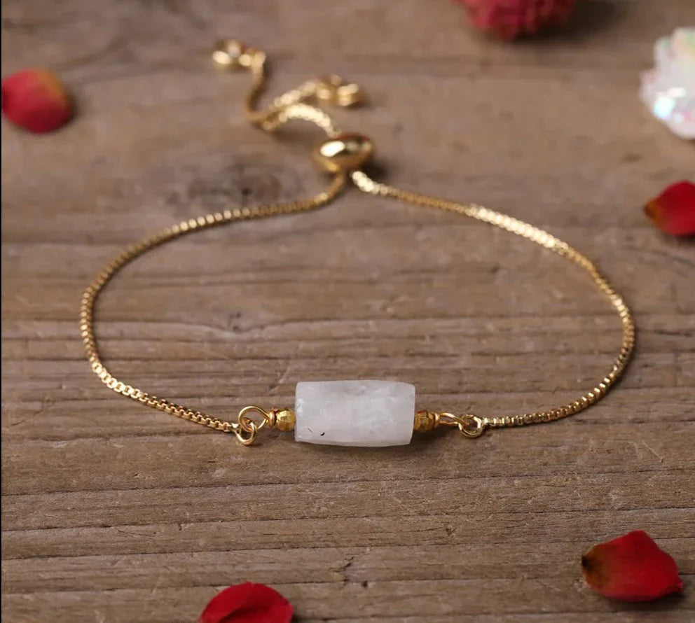 Crystal Gold Adjustable Bracelets | bracelets | Wiccan Center