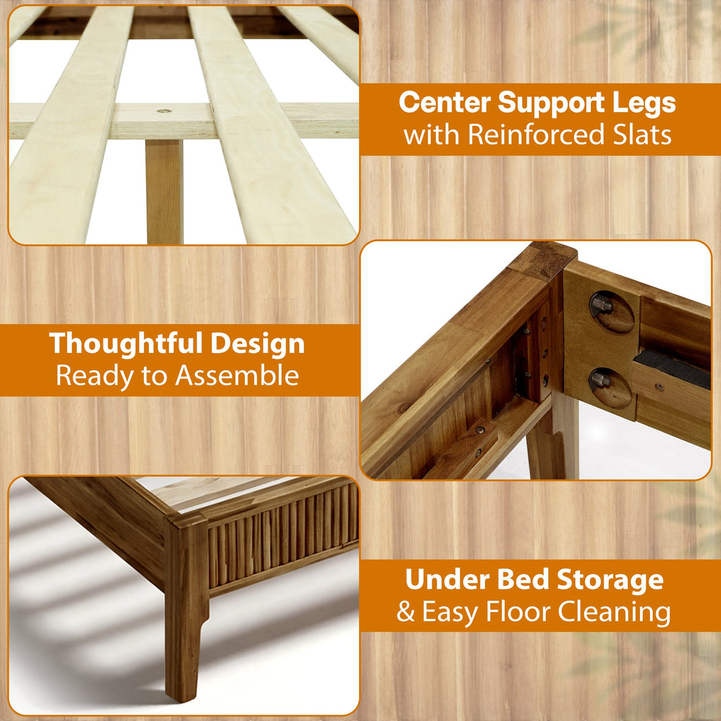 Bosk Solid Wood Bed Frame | Bed Frame | Wiccan Center