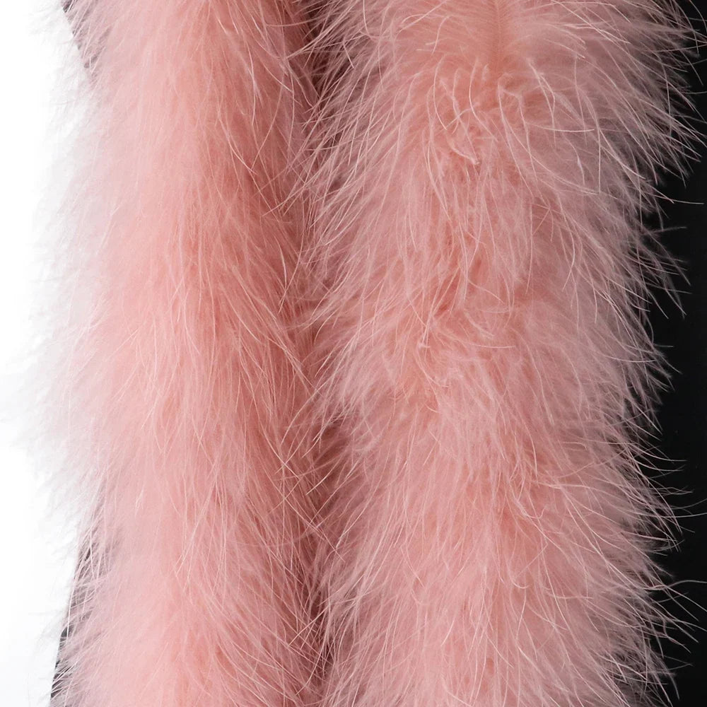 Fluffy Marabou Turkey Feather Boa (2 Meters) | Feathers | Wiccan Center
