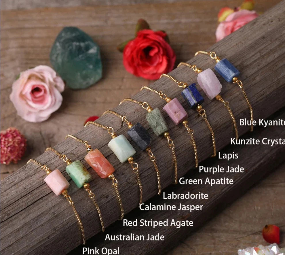 Crystal Gold Adjustable Bracelets | bracelets | Wiccan Center