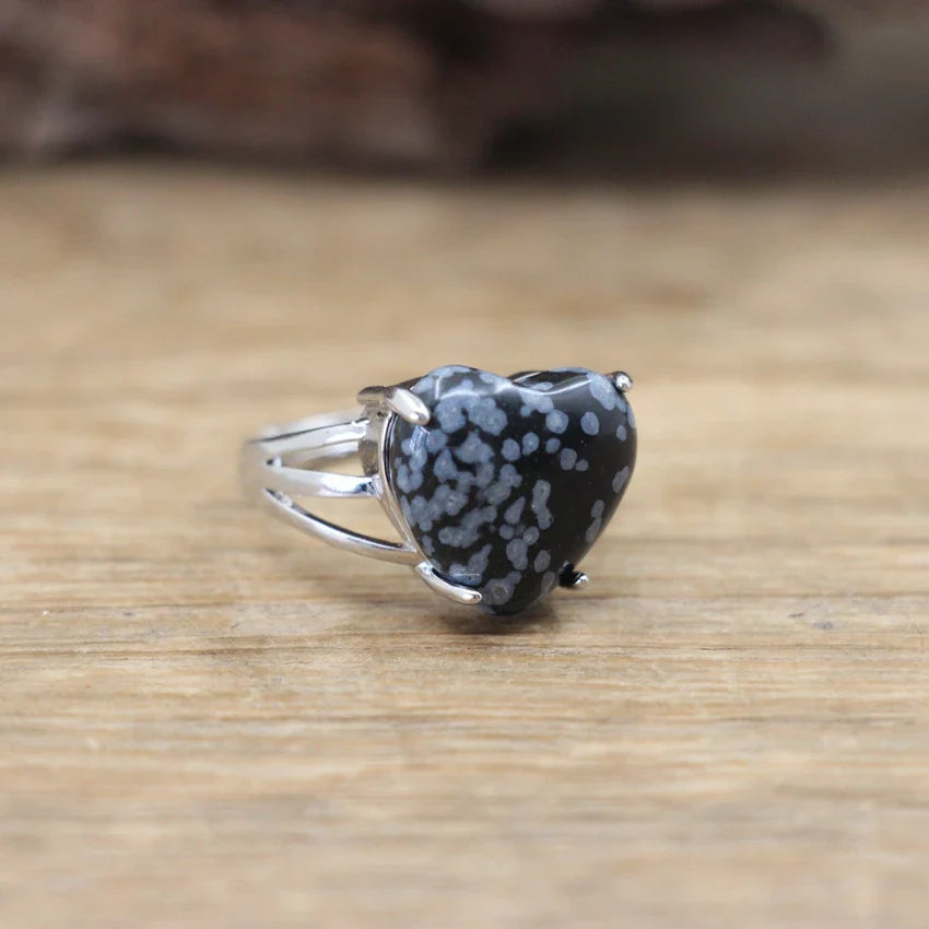 Crystal Heart Rings | rings | Wiccan Center