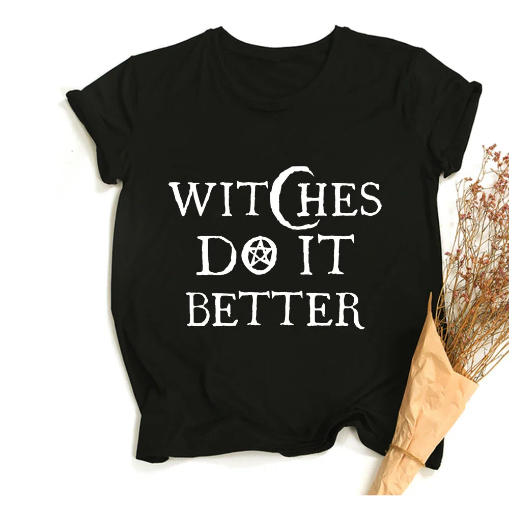 Witchy Quotes Crop Top T-Shirts | T-Shirt | Wiccan Center