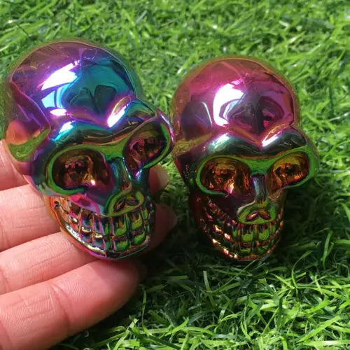 Rainbow Hematite Crystal Skull | Crystals | Wiccan Center