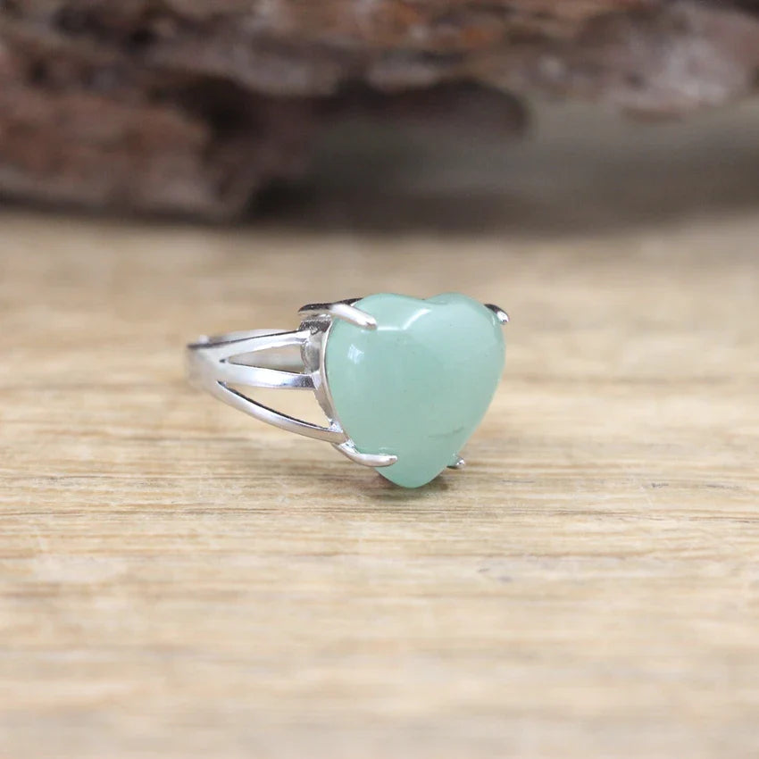 Crystal Heart Rings | rings | Wiccan Center