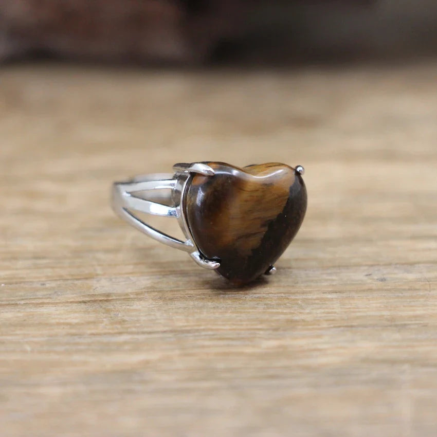 Crystal Heart Rings | rings | Wiccan Center