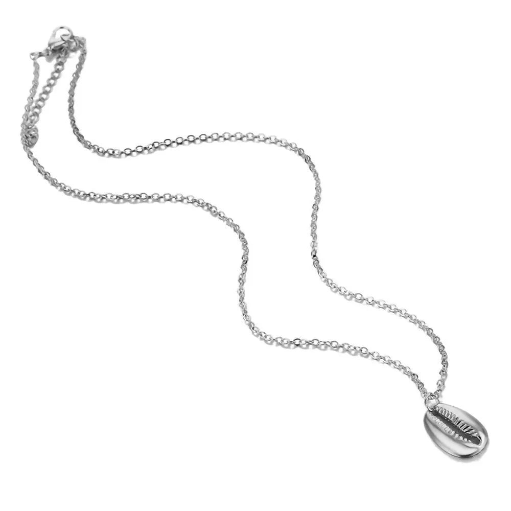 Hot Selling Various Styles of Women Natural Shell Necklace Summer Beach Jewelry Shopify Dropshipping Boho Necklaces