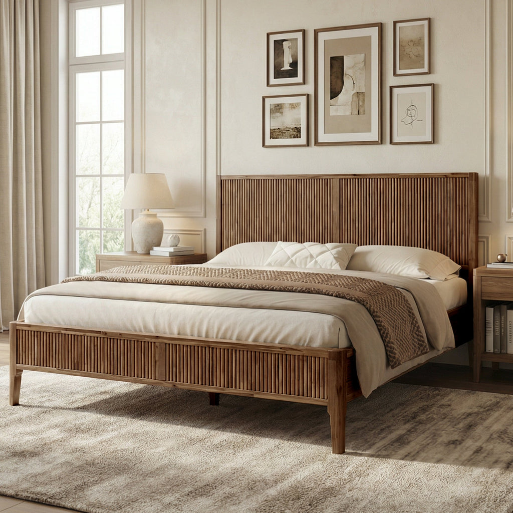 Bosk Solid Wood Bed Frame | Bed Frame | Wiccan Center