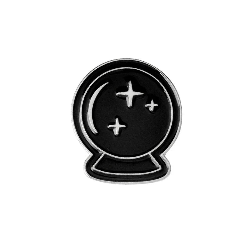 Black & White Witchy Pins | Pins | Wiccan Center