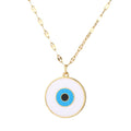 Boho Evil Bllue Eye Necklace for Women Men Snake All-seeing Eye Collar Necklace | Necklaces | Wiccan Center