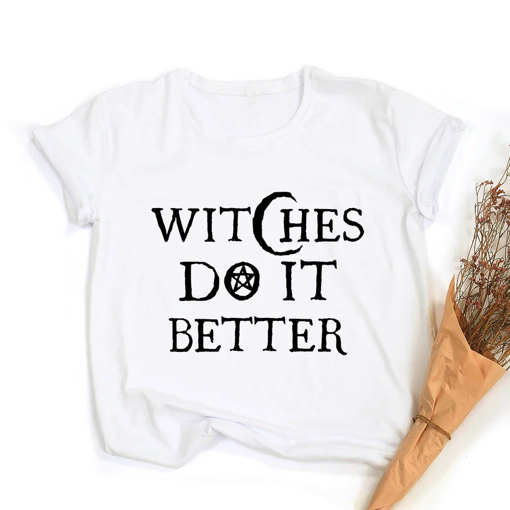 Witchy Quotes Crop Top T-Shirts | T-Shirt | Wiccan Center