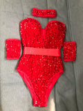 The Stardust Prism Sequin Bodysuit – Colorful High-Cut Rave & Gogo Dancewear | Costume Sets | Wiccan Center