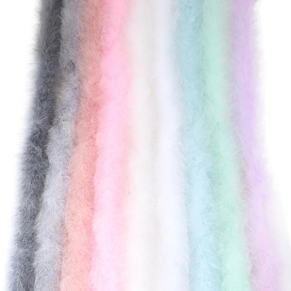 Fluffy Marabou Turkey Feather Boa (2 Meters) | Feathers | Wiccan Center