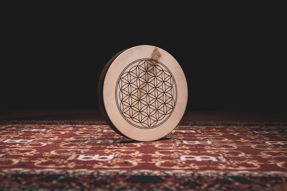 16" Designed Hand Drum, Flower of Life | | Wiccan Center