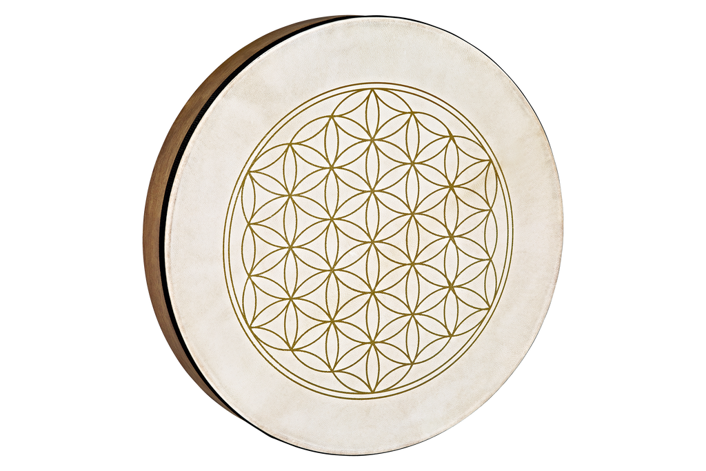 16" Designed Hand Drum, Flower of Life | | Wiccan Center