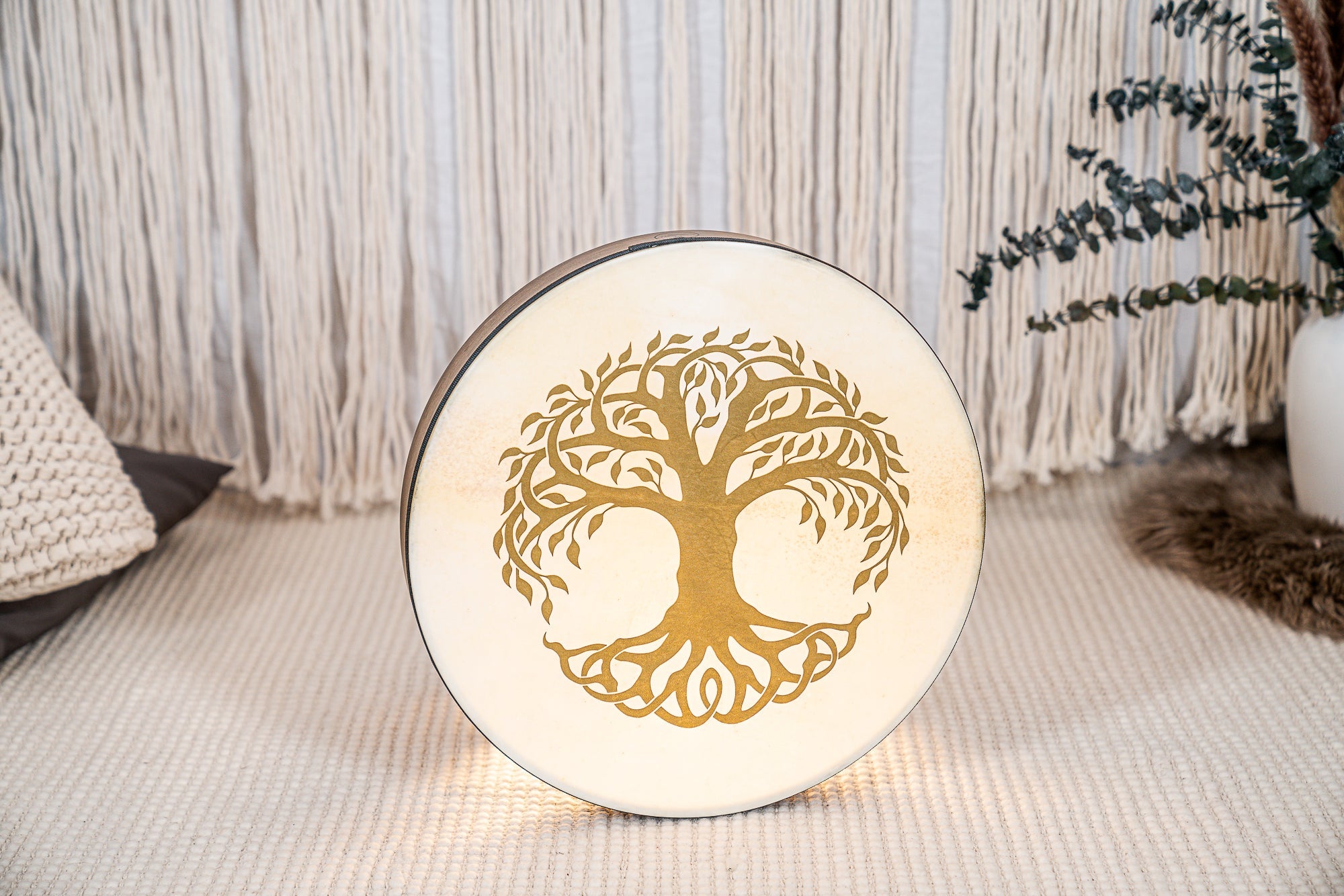 16" Designed Hand Drum, Tree of Life | | Wiccan Center