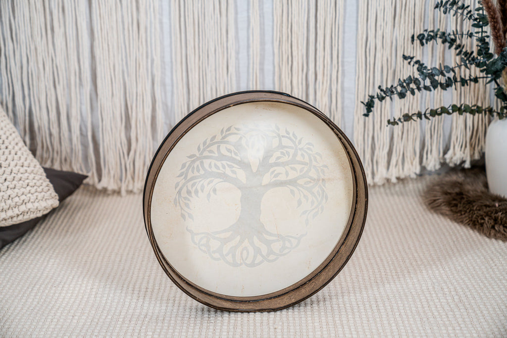 16" Designed Hand Drum, Tree of Life | | Wiccan Center