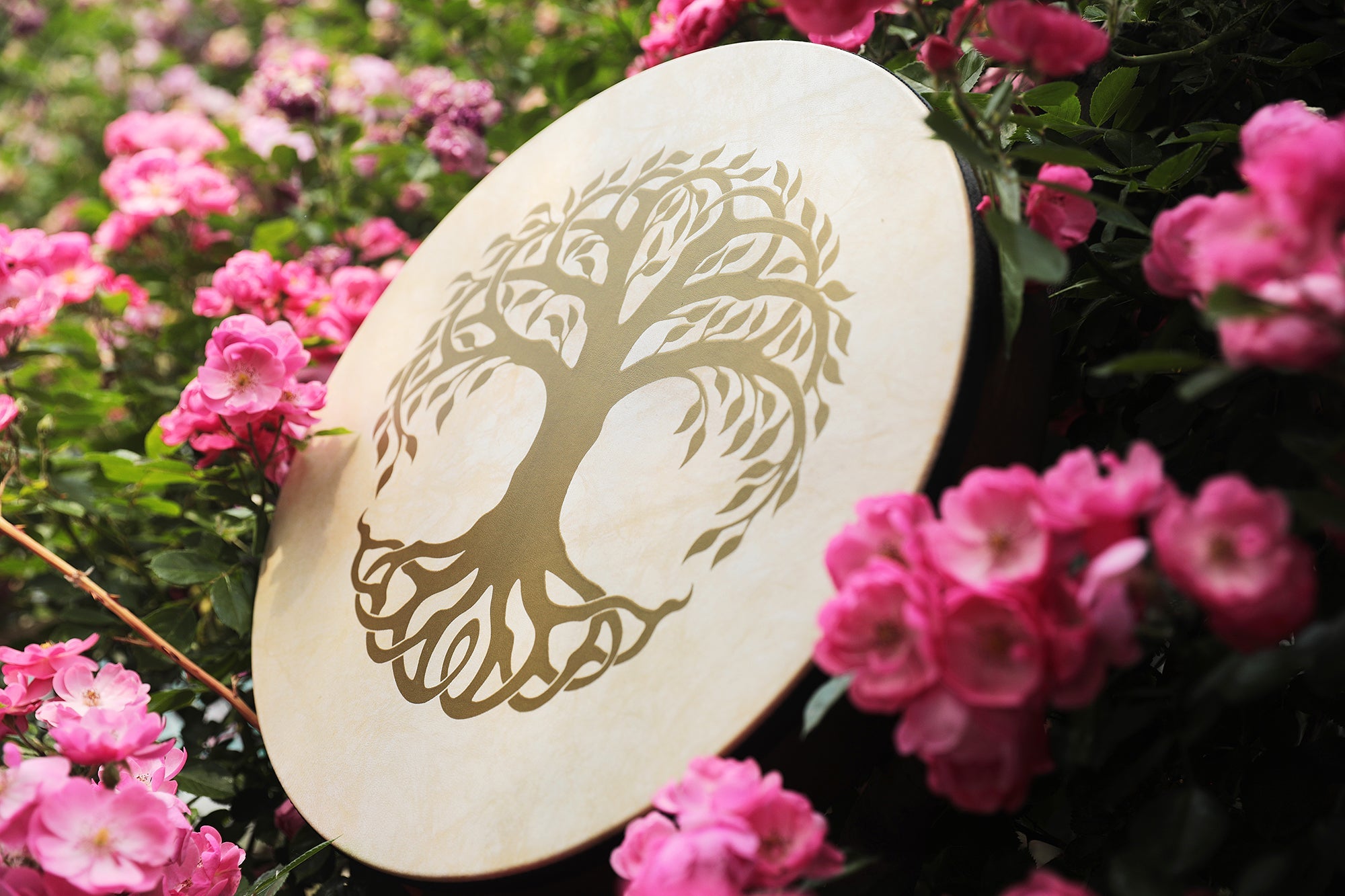 16" Designed Hand Drum, Tree of Life | | Wiccan Center