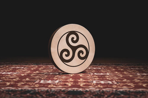 16" Designed Hand Drum, Triskele | | Wiccan Center
