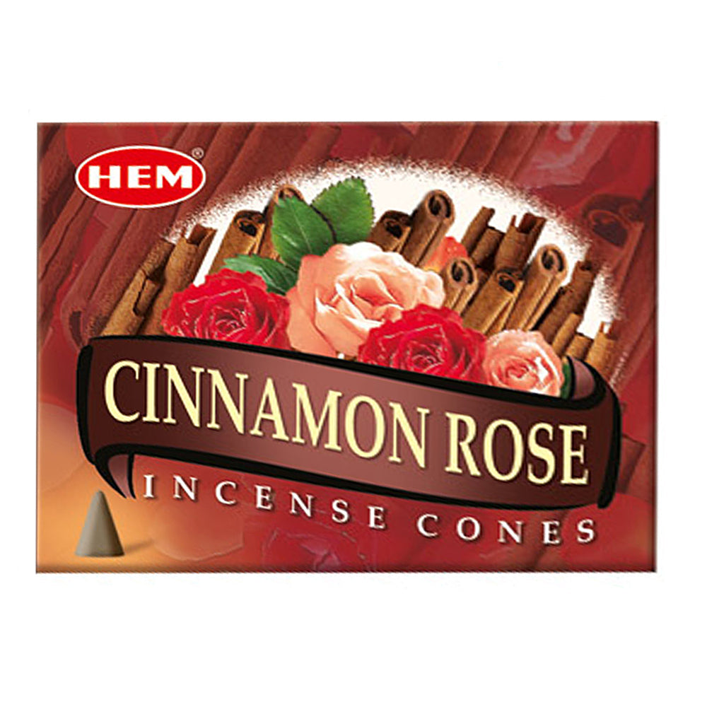 Hem Cinnamon Rose Incense Cones | Incense | Wiccan Center