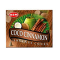HEM Coco Cinnamon Incense Cones | Incense | Wiccan Center
