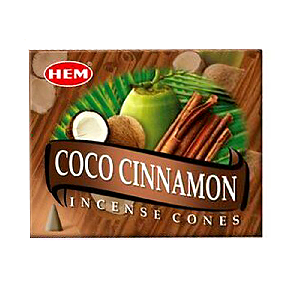 HEM Coco Cinnamon Incense Cones | Incense | Wiccan Center