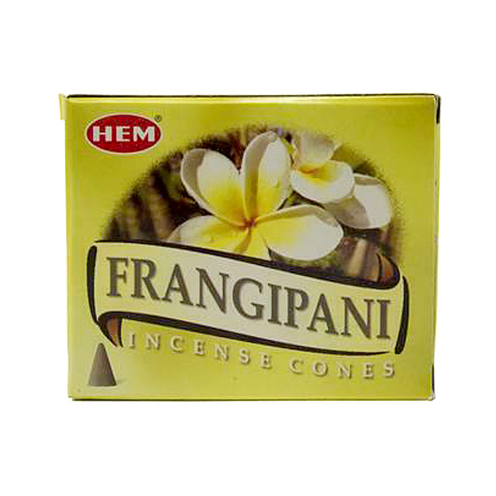 HEM Frangipani Incense Cones | Incense | Wiccan Center