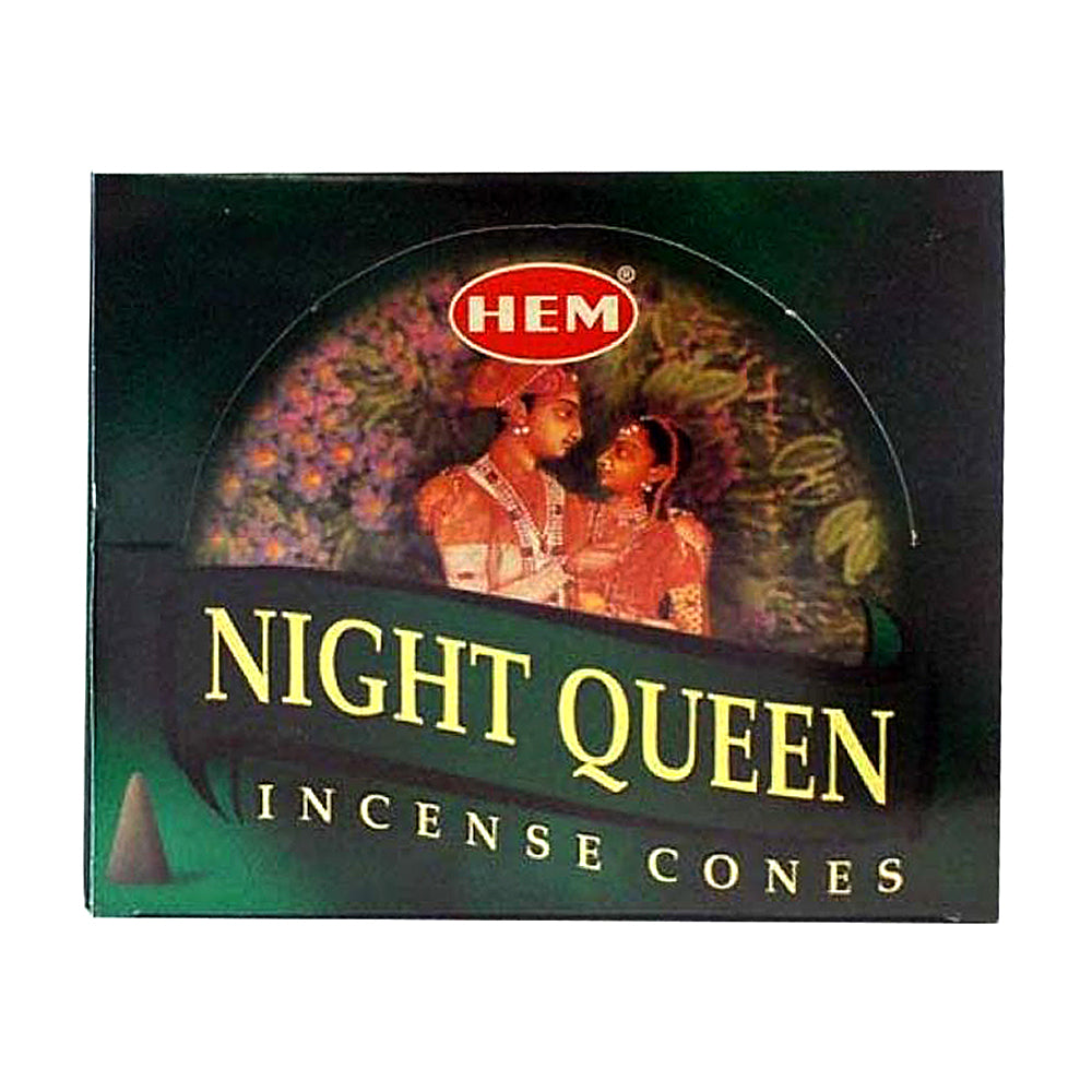 HEM Night Queen Incense Cones | Incense | Wiccan Center