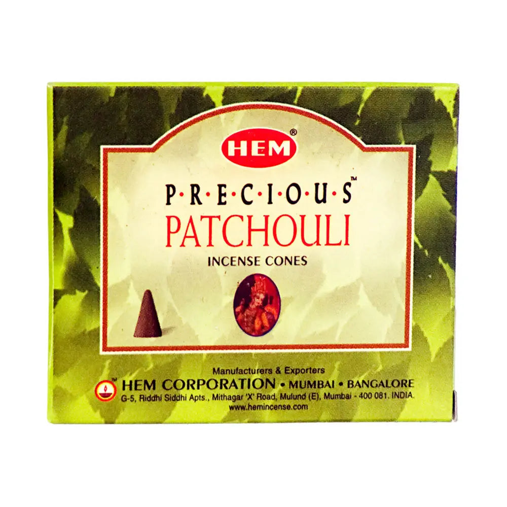 HEM Precious Patchouli Incense Cones | Incense | Wiccan Center