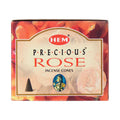 HEM Precious Rose Incense Cones | Incense | Wiccan Center