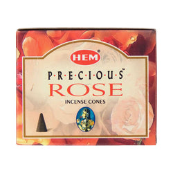 HEM Precious Rose Incense Cones | Incense | Wiccan Center