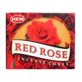 HEM Red Rose Incense Cones | Incense | Wiccan Center