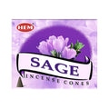 HEM Sage Incense Cones | Incense | Wiccan Center