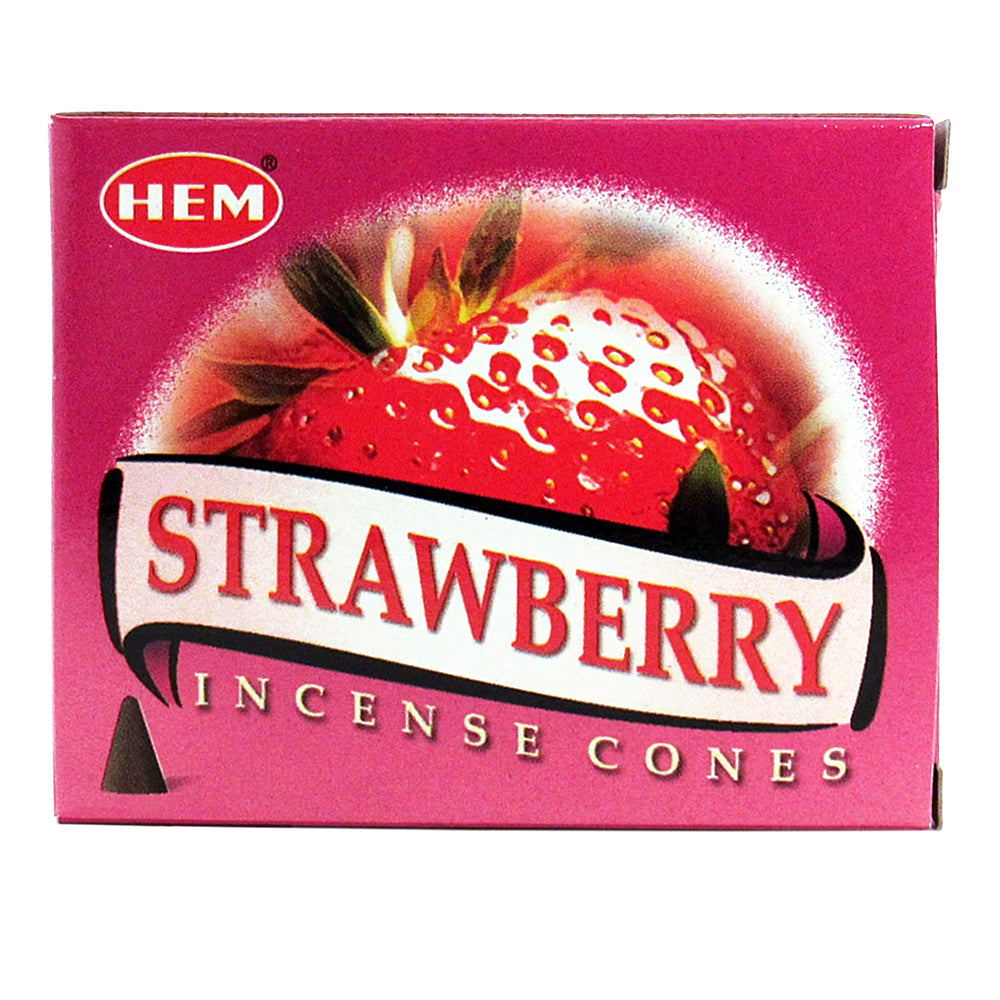 Hem Strawberry Incense Cones | Incense | Wiccan Center