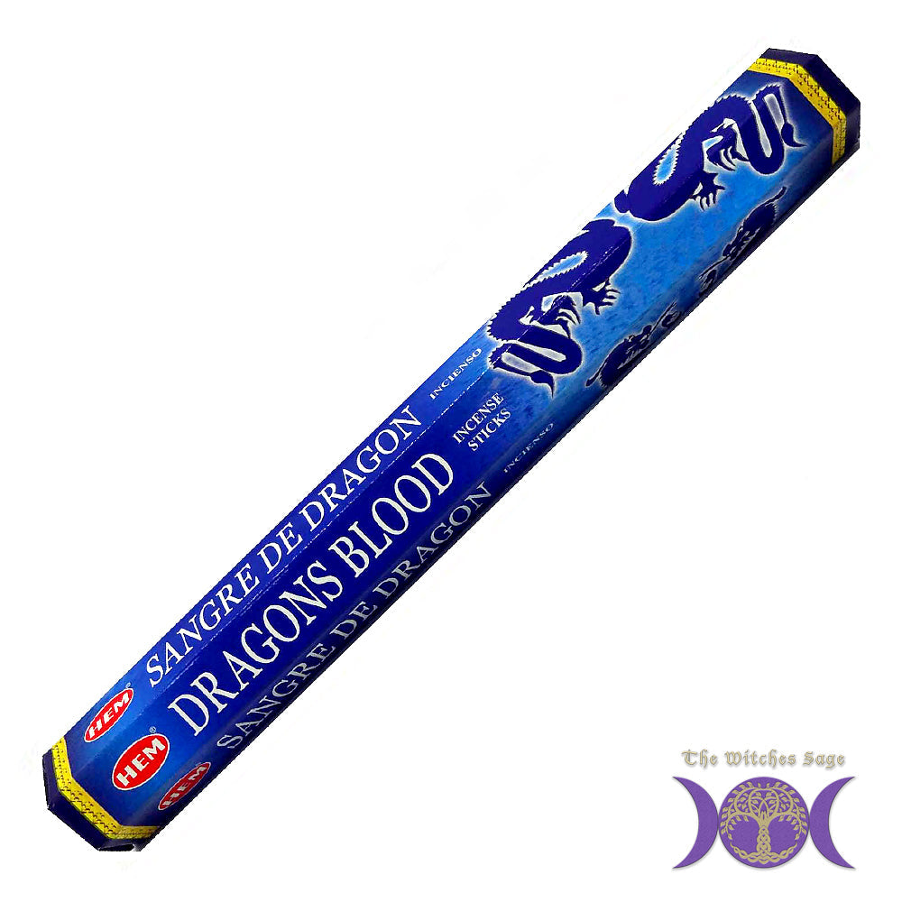 HEM Dragon's Blood Blue Incense Sticks | Incense | Wiccan Center