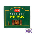 HEM Precious Musk Incense Cones | Incense | Wiccan Center