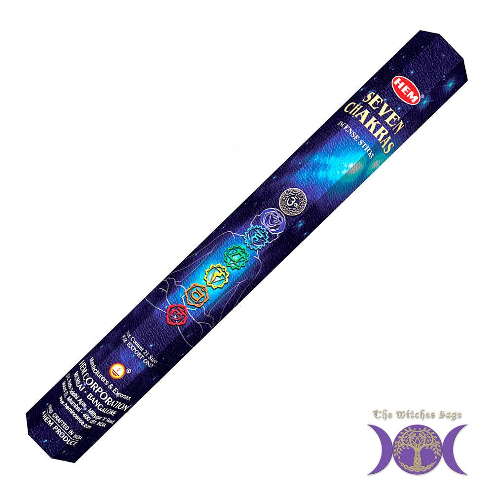 HEM Seven Chakras Incense Sticks | Incense | Wiccan Center