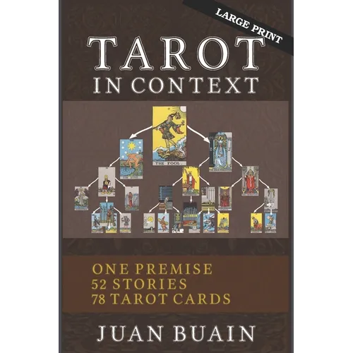Tarot in Context (Large Print): Learn Tarot Cards Contextually Through Stories - Paperback | Books | Wiccan Center