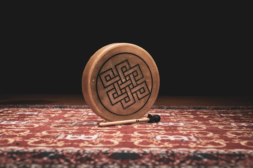15" Native American-Style Hoop Drum, Endless Knot | | Wiccan Center