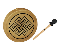 15" Native American-Style Hoop Drum, Endless Knot | | Wiccan Center