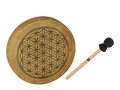 15" Native American-Style Hoop Drum, Flower of Life | | Wiccan Center