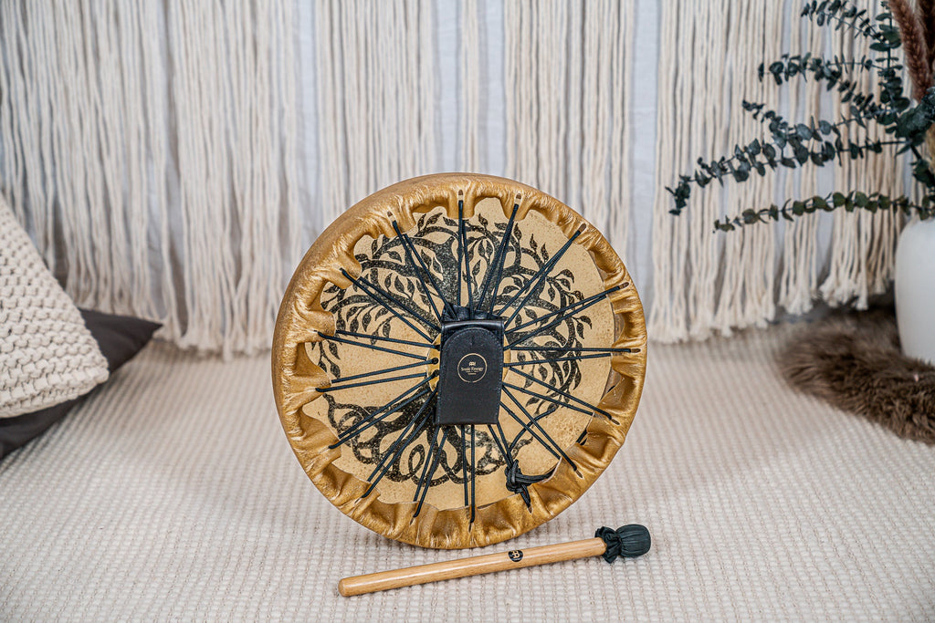 15" Native American-Style Hoop Drum, Tree of Life | | Wiccan Center