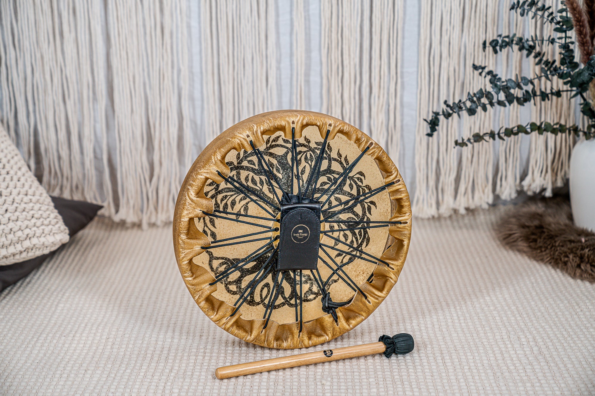 15" Native American-Style Hoop Drum, Tree of Life | | Wiccan Center