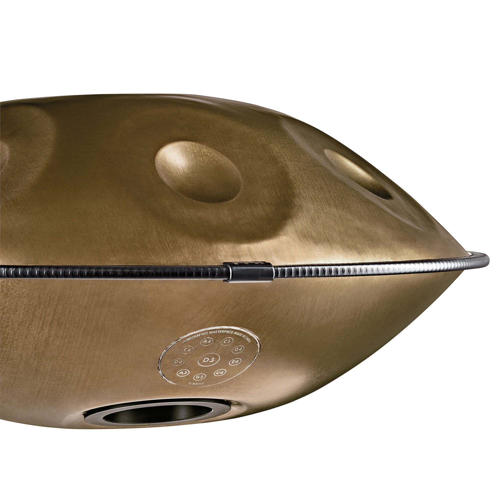 Sensory Handpan, D Amara, 10 Notes, Vintage Gold | | Wiccan Center