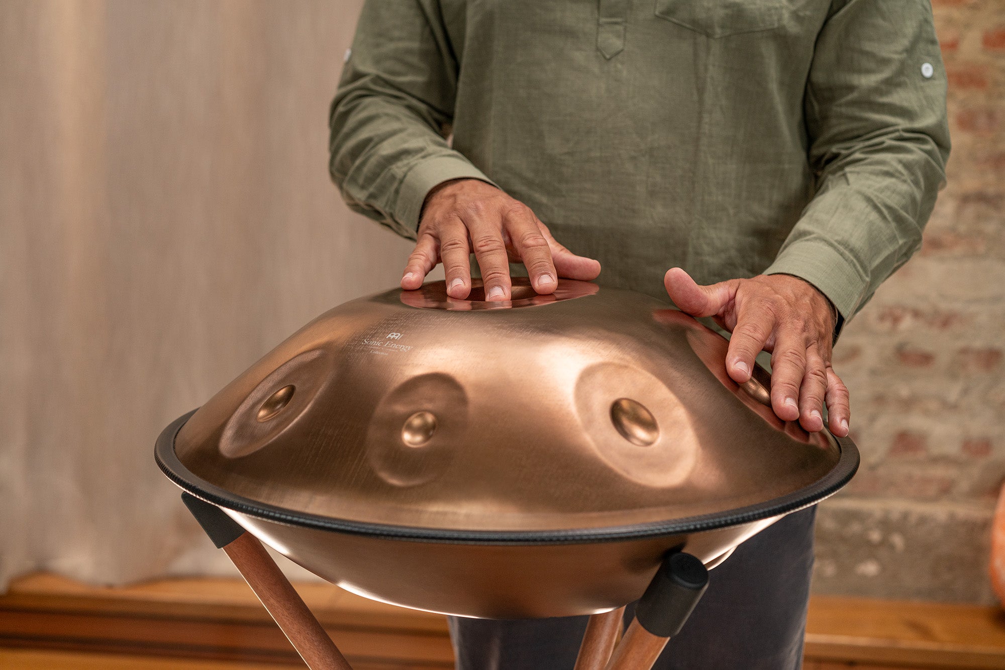 Sensory Handpan, F Pygmy, 11 Notes, Vintage Copper | | Wiccan Center