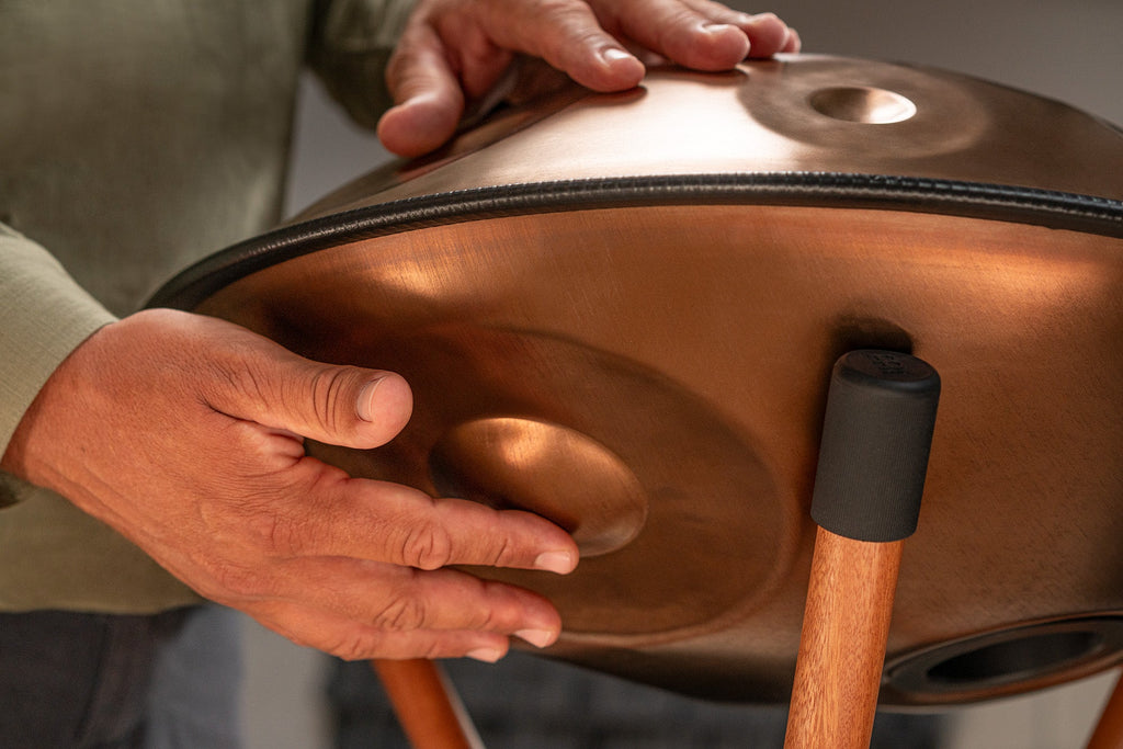 Sensory Handpan, F Pygmy, 11 Notes, Vintage Copper | | Wiccan Center