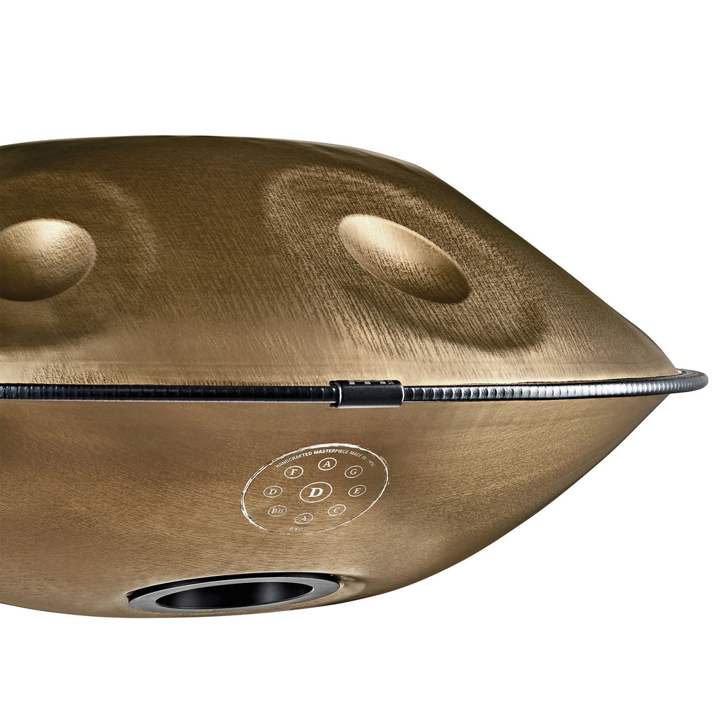 Sensory Handpan, D Kurd, 9 Notes, Vintage Gold | | Wiccan Center