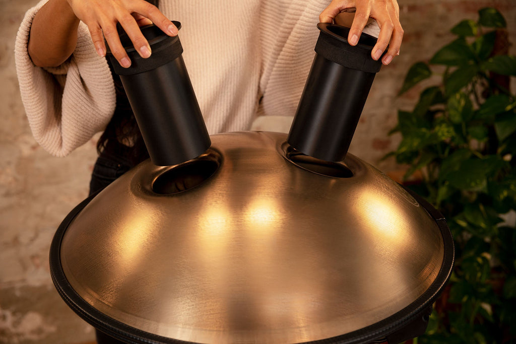 Sensory Handpan, C# Minor, 9 Notes, Vintage Gold | | Wiccan Center