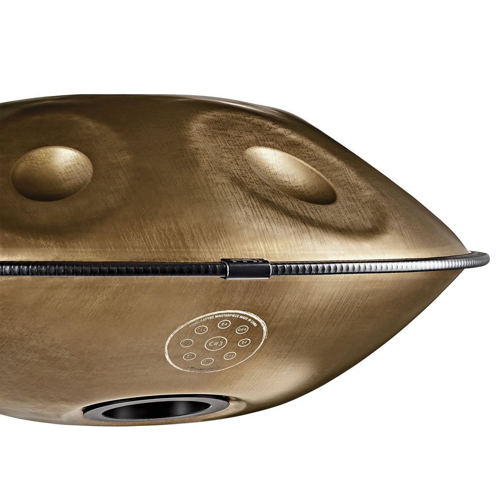 Sensory Handpan, C# Minor, 9 Notes, Vintage Gold | | Wiccan Center