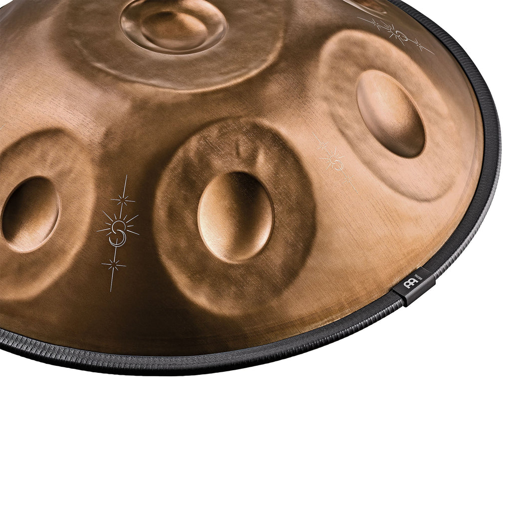Sensory Handpan, BB2 Amara, 9 Notes, Vintage Copper, Engraved Design | | Wiccan Center