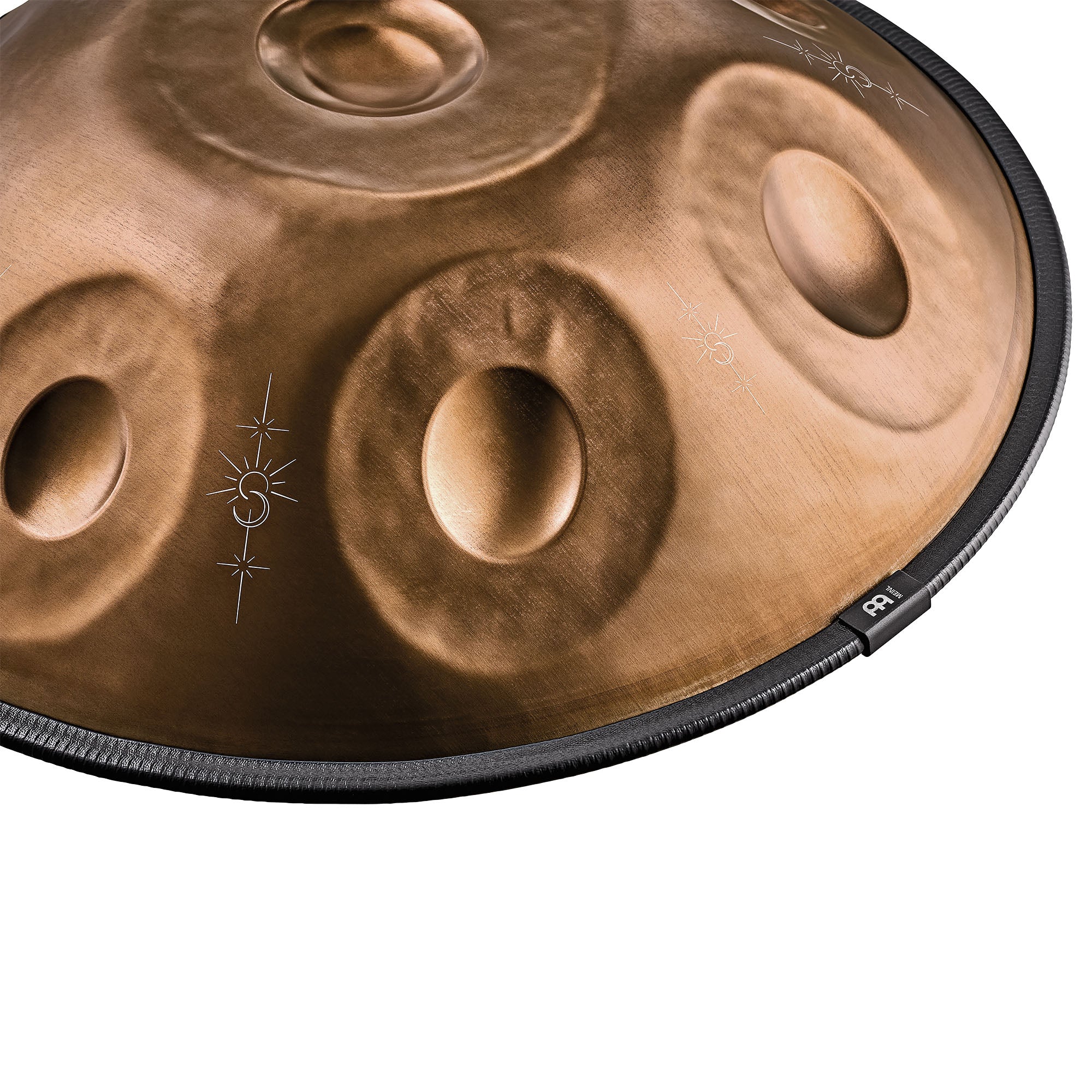 Sensory Handpan, BB2 Amara, 9 Notes, Vintage Copper, Engraved Design | | Wiccan Center